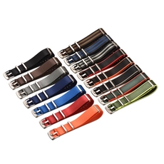 Chine CBUS31 20mm 22mm Remplacement de montres de montre NATO Bracelet Bracelet Bande de montre en nylon tissé fabricant