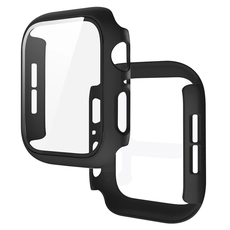 الصين CBWC23 كامل غطاء الزجاج المقسى حامي الشاشة PC Watch Case for Apple Watch Series 6 5 4 3 2 1 38mm 42mm 40mm 44mm الصانع