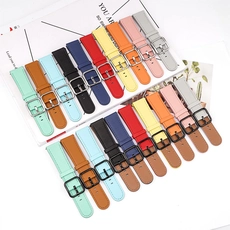 porcelana CBWT12 cuadrado de lujo de la hebilla del cuero genuino de la correa de reloj Band correas de reloj 20mm 22mm fabricante