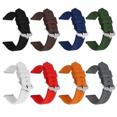 China CBWT14 Quick Release 16mm 18mm 19mm 20mm 22mm Sport Wristband Rubber Silicone Watch Band manufacturer