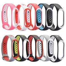 porcelana CBXB360 Xiaomi Mi Band 3 Double Color Silicone Replacement Wristband fabricante