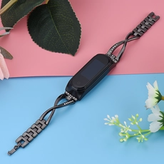 Çin CBXM417 Metal Watch Band Için Xiaomi Mi Band 4 Taklidi Ile Set üretici firma