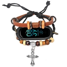 Chine CBXM457 Bracelet de montre à bracelet en perles de luxe pour Xiaomi Mi band 3 4 fabricant