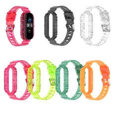 الصين CBXM7-27 شفافة واضحة واضحة TPU الاستبدال الأشرطة ل Xiaomi Mi Band 7 6 5 4 3 الصانع