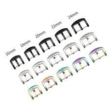 Chiny CBZYB-01 14MM 16mm 18mm 20mm 22mm 24mm 26mm Nylon Skórzany Zegarek Silikonowy Zegarek Pasek Zapięcie Metalowa klamra ze stali nierdzewnej producent
