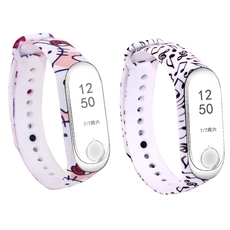 China CMXM338 XIaomi Mi Band 3 Bunte Muster Sport Silikon Uhrenarmband Hersteller