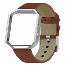 Cina Fascia di ricambio per cinturino in pelle Fitbit Blaze con telaio in metallo produttore