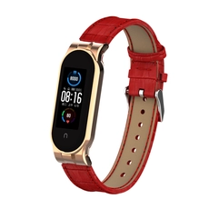 China Ersatz Original Leder Armband Armband für Xiaomi Mi Band 5 Armband Hersteller