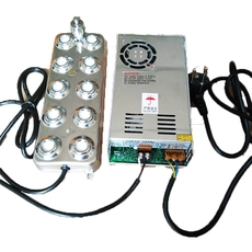 China XEAST 110V-220V 10 head Ultrasonic mist maker fogger humidifier greenhouse Aeromist Hydroponics + transformer manufacturer