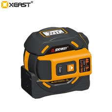 China XEAST 2 in 1 40M 5m steel laser measure tape rule Self-locking laser range finder manufacturer