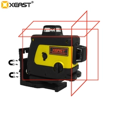 الصين Xeast XE-70R 3D 360 12 خط الليزر الأحمر المستوى الذاتي التسوية وهج في الهواء الطلق المستوى جديد الصانع