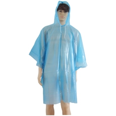 porcelana Azul capilla anexa desechable PEVA lluvia Ropa fabricante