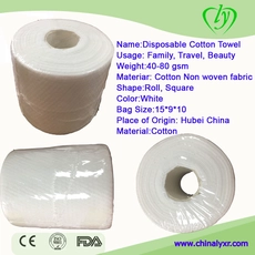 Chine Serviette en coton jetable jetable non tissé doux, sèche et humide Serviette en coton jetable fabricant