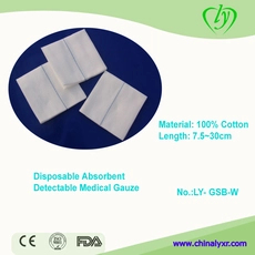 China Disposable Absorbent Detectable Medical Gauze manufacturer