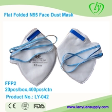 Chine Jetable non tissé Masque FFP2 pliant poussière fabricant