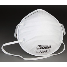 Chine Masque facial N95 Respirateur avec valve en blanc fabricant