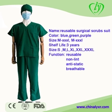 China Factory waterproof reusable Green surgical medical scrubs set Hersteller