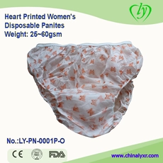 Chine Coeur Imprimé culottes jetables pour les femmes fabricant