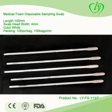 China Hot Sale Medical Foam Disposable Virus Sampling Swab manufacturer