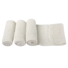 China Skin Color Medical Elastic Crepe Bandage with Clips manufacturer