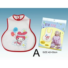 porcelana EVA suave babero del bebé con el patrón de dibujos animados precioso fabricante
