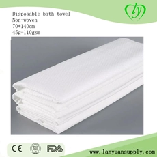Chine Serviette de bain non tissée jetable en gros fabricant