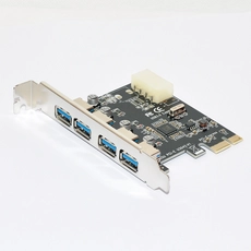 Китай плата расширения PCI-E x1 на 4 порта USB 3.0 для ПК производителя