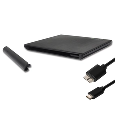 Китай ECD918-C Type-C External DVD Enclosure with Wire Drawing Special Curved Panels производителя