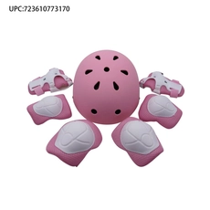 Cina Kiwivalley Kids Boys and Girls Outdoor Sports Protective Gear Safety Pads Set [Helmet Knee Elbow Wrist] for Rollerblades, Scooter, Skateboard, Bicycle, Rollerblades (Pink) produttore