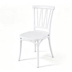 China White Plastic Chair Stackable Dining Chair for Restaurant Hotel Events Wedding Wholesale Rental manufacturer
