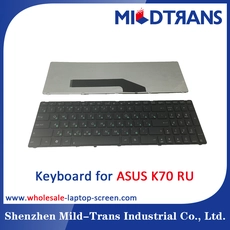 China RU Laptop Keyboard for ASUS K70 manufacturer
