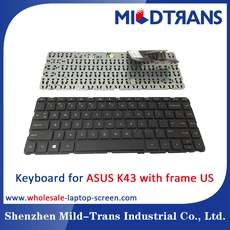China US Laptop Keyboard for ASUS K43 with frame manufacturer
