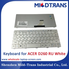 China laptop Keyboard for ACER D260 RU White manufacturer