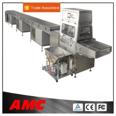 China 2023 AMC Newest Full Automatic Multifunctional Candy Chocolate Bar Enrobing Machine manufacturer