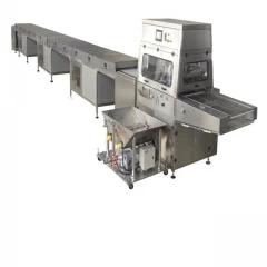 China Stainless Steel best sell high effect factory price chocolate coating and enrobing machine manufacturer