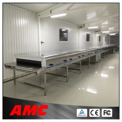 China 2016 year Hot sales! Candy/Cake/chocolate cooling tunnel with chillers in food industry manufacturer
