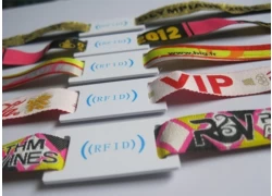China Pulseiras de tecido RFID como normalmente o bilhete inteligente fabricante
