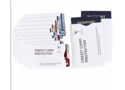 porcelana Fundas de bloqueo RFID para protección de tarjetas de crédito y pasaportes fabricante
