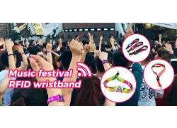 China The Role of RFID Event Wristbands at Music Festivals manufacturer