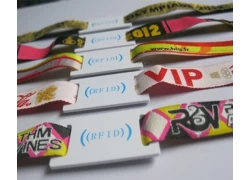 China RFID-Stoffarmband wie beim Smart Ticket üblich Hersteller