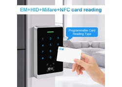 중국 중국 QR 바코드 스캐너 액세스 제어 IC ID 턴스타일 엘리베이터 공장 공급업체를 위한 Wiegand RS485가 포함된 NFC 카드 리더기 제조업체