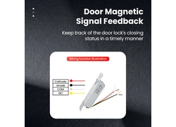 Китай Новое поступление: электрический врезной замок без ключа, регулируемая задержка, 12 В/24 В постоянного тока, электронный предохранительный замок с болтом производителя