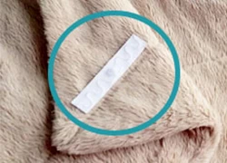 China Etiquetas de lavanderia RFID de tecido têxtil Ajuda no gerenciamento de roupas de cama fabricante