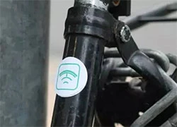 중국 자동차 소유자가 자전거를 찾을 수 있도록 NFC 스티커 기록 GPS 주소 제조업체