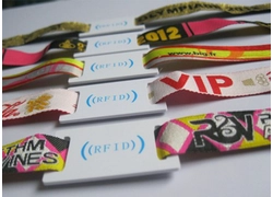 Çin Tipik Akıllı Bilet Olarak RFID Kumaş Bileklikler üretici firma