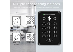 中国 带保护套的户外防水 RFID 门禁键盘 + 10 件 EM4100 TK4100 钥匙扣门禁开门器 – 中国工厂 制造商