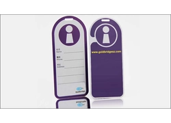 China Custom pvc door hangers manufacturer