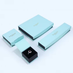 China Custom Jewelry Box Magnet Flap Paper Box for Ring Earrings Necklace Bracelet manufacturer