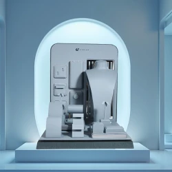 الصين يعرض المجوهرات الفاخرة القطع الحساسة المعرض التجاري مجموعة مغناطيس مخصصة تصميم أنيقة الصانع