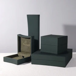 Trung Quốc Tùy chỉnh bảo vệ tốt hơn Hộp da PU Thiết kế bao bì trang sức cao cấp nhà chế tạo